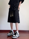 Men's Plus Size Wide-Leg Shorts