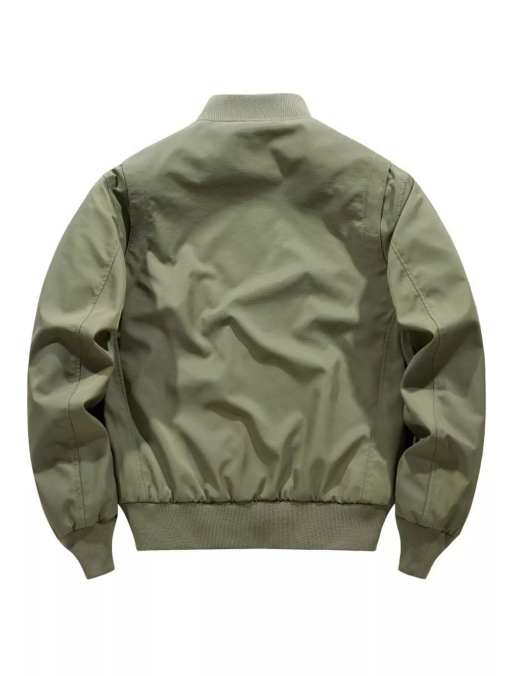 Men's Plus Size Zip Up Long Sleeve Jacket