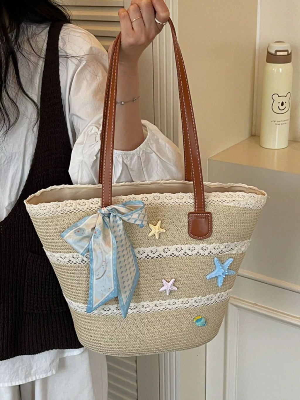 Straw Woven Shoulder Bag