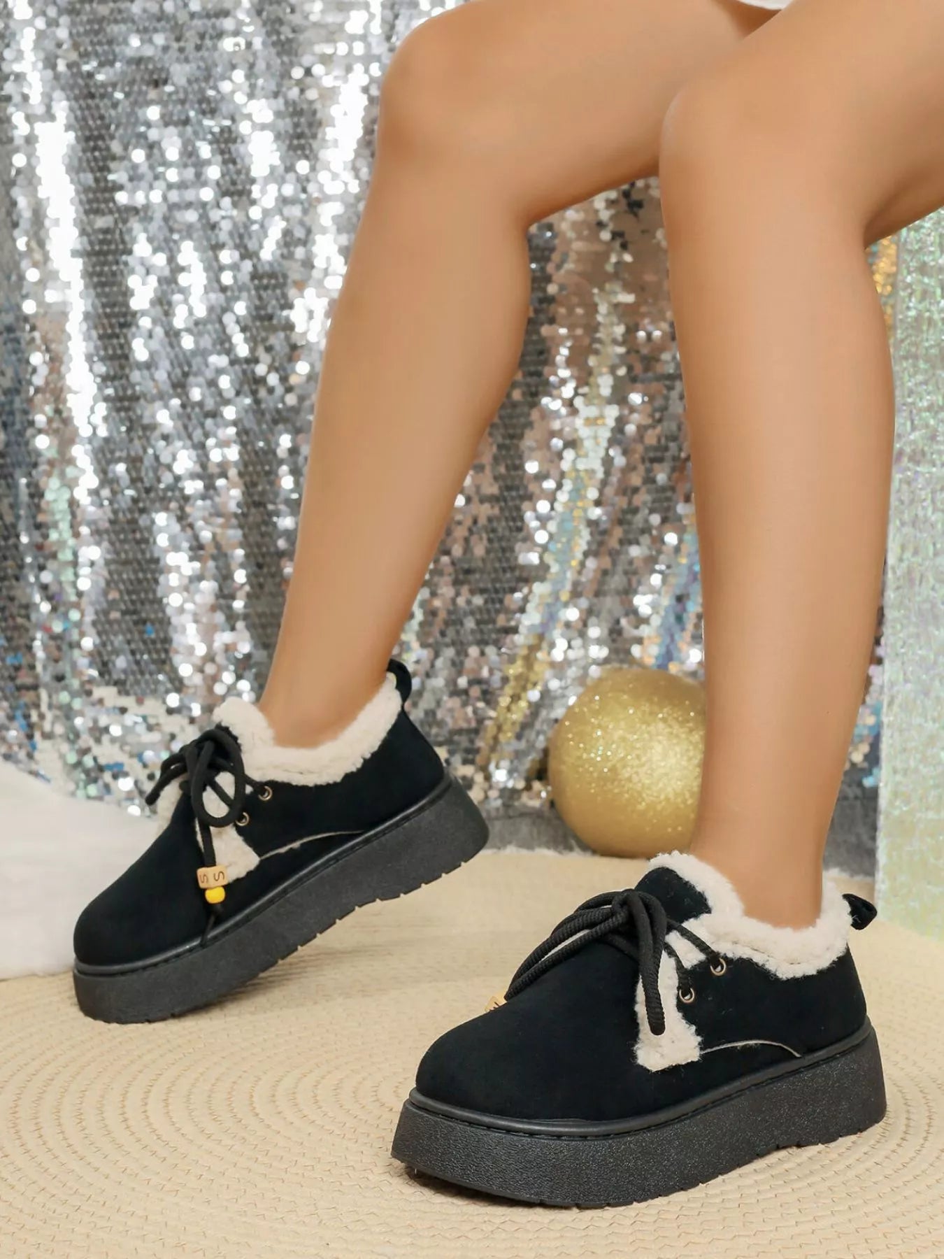 Round Toe Platform Boots