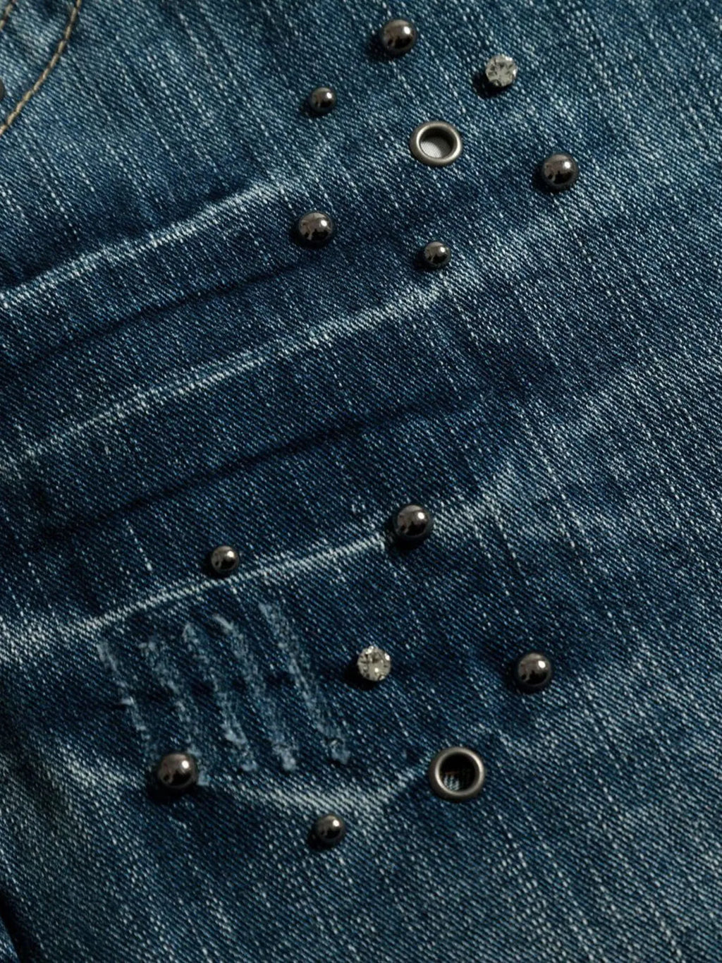 Men's Washed Wide Leg Jeans