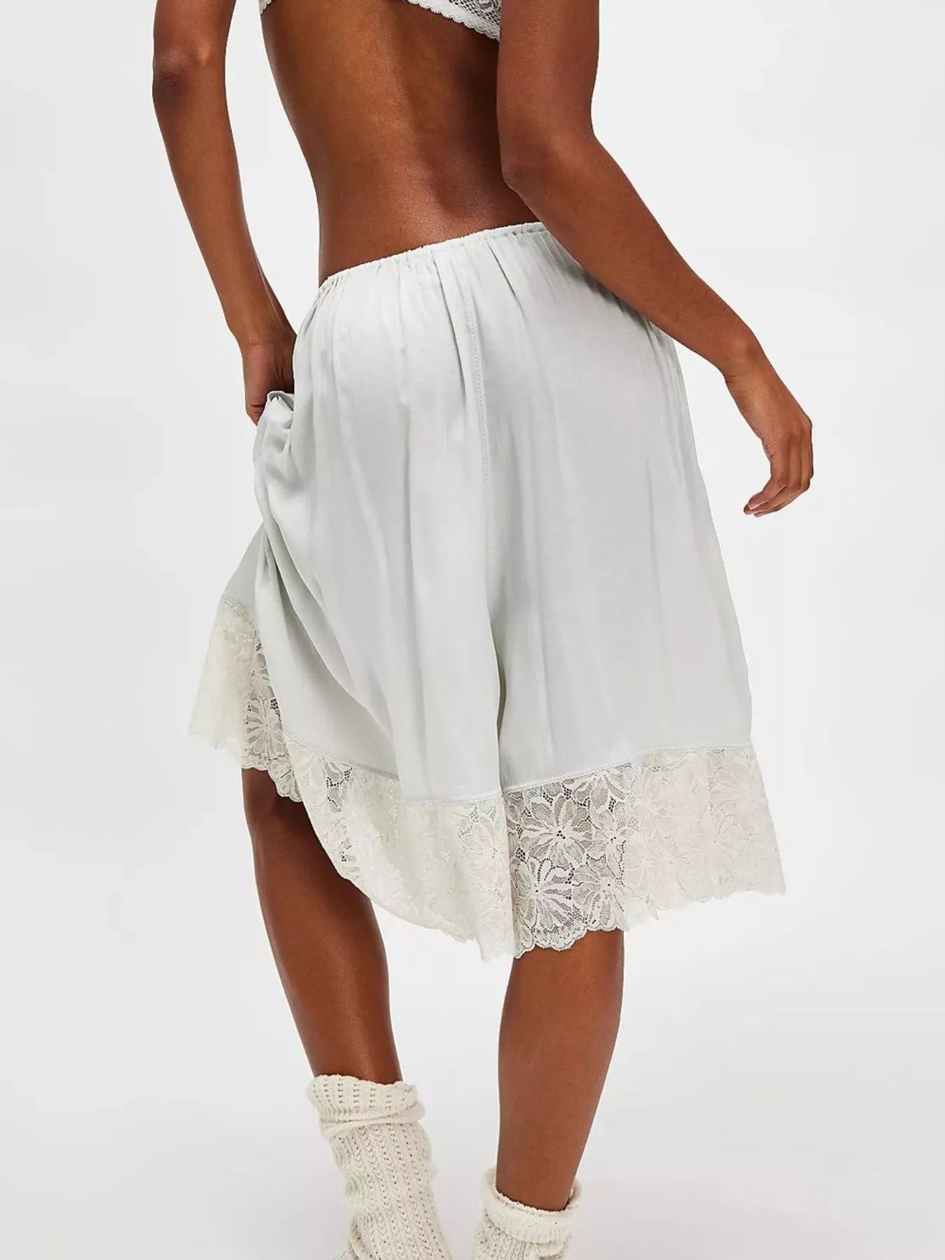Lace Trimmed Shorts