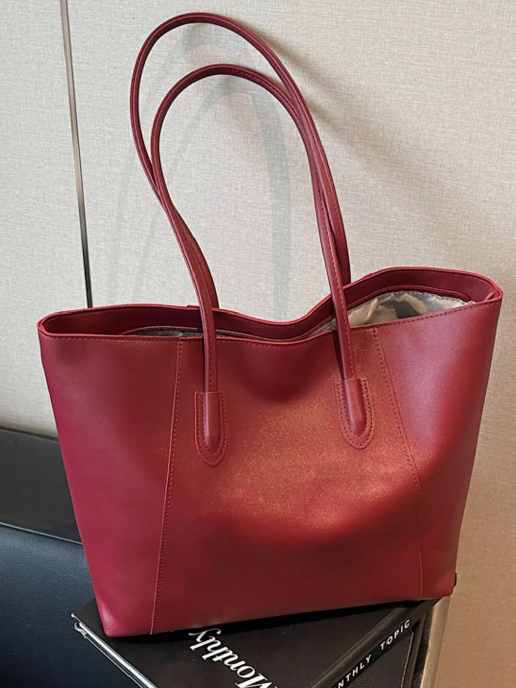PU Leather Tote Bag