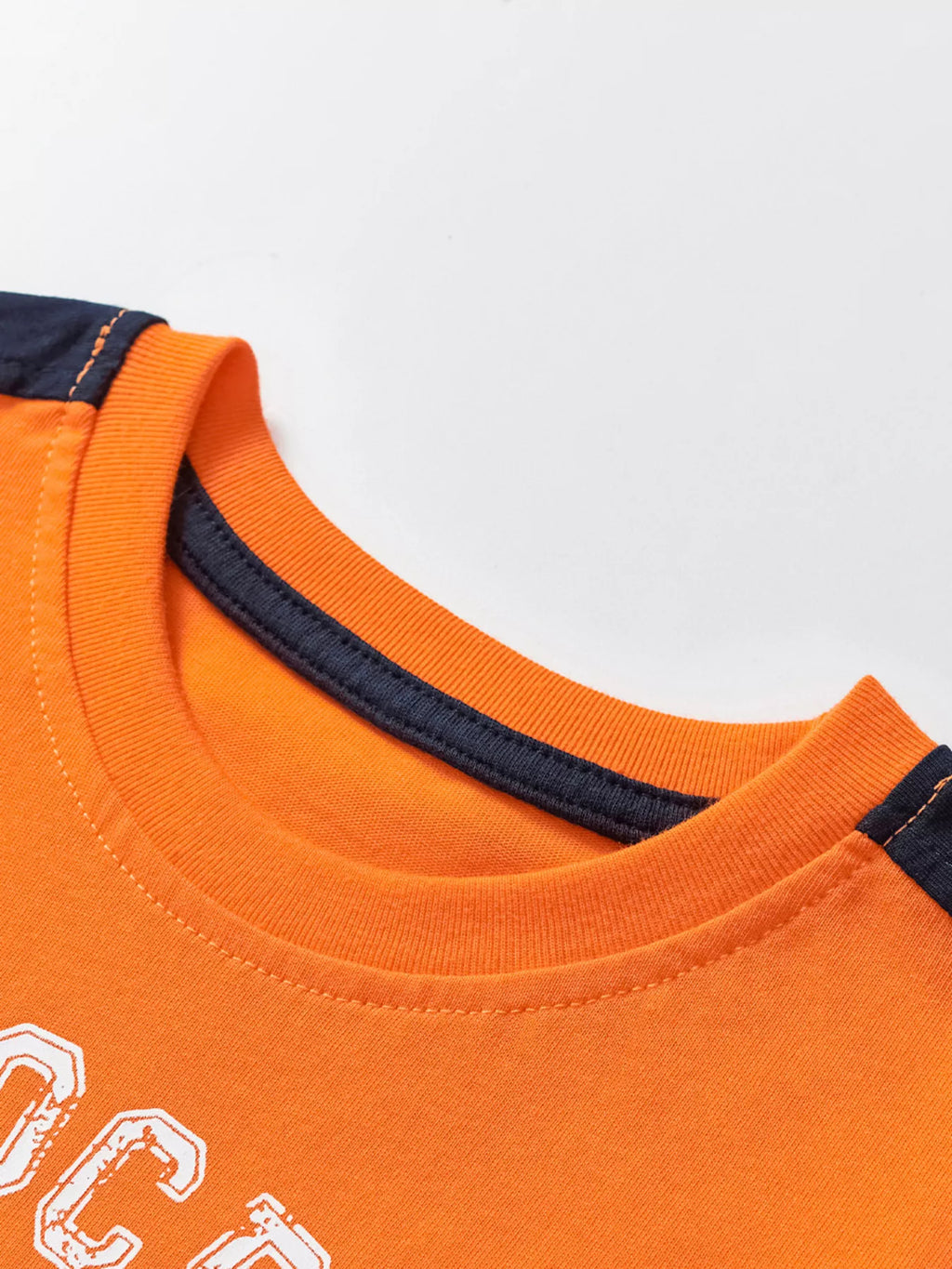 Children's Round Neck Top and Shorts Set