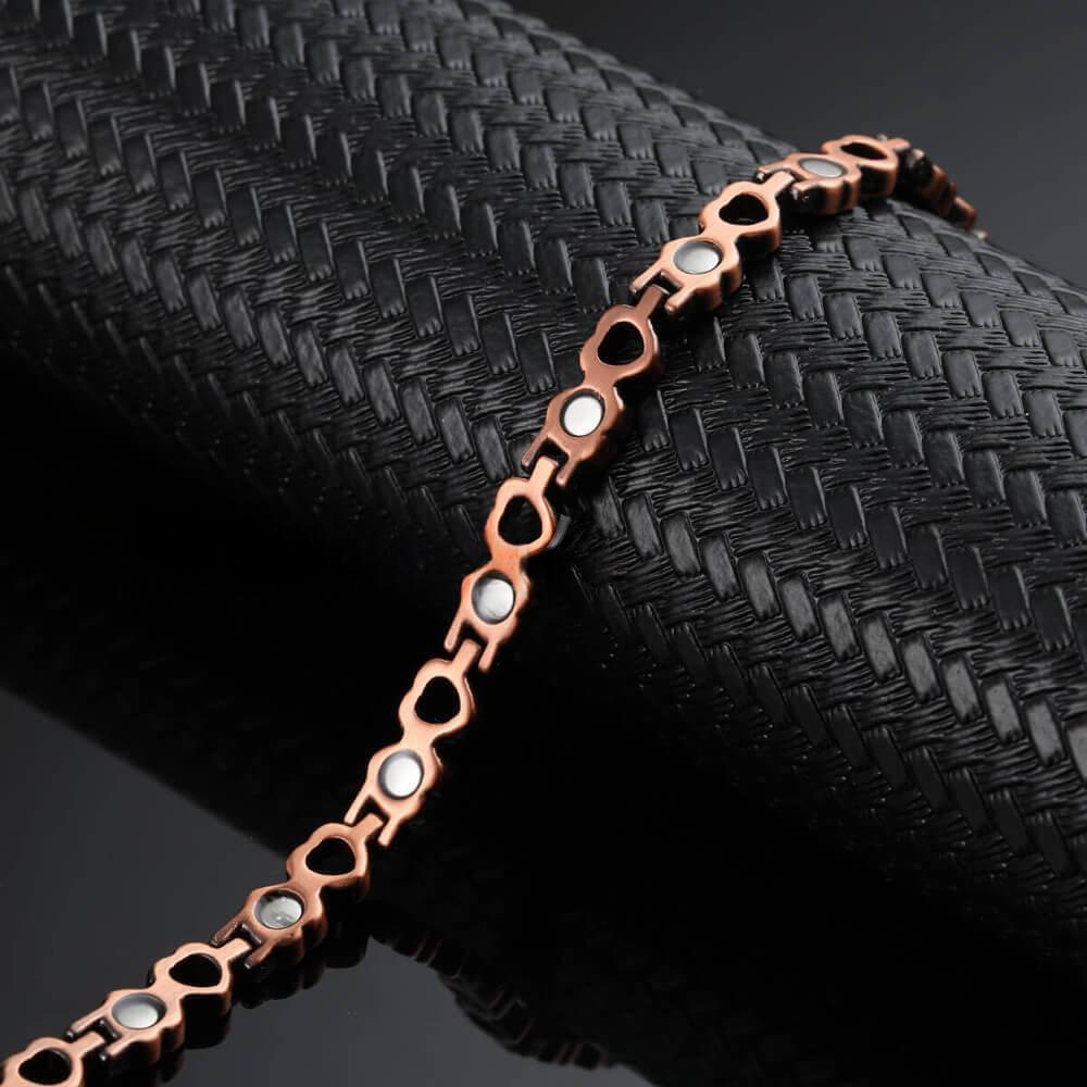 Women's Magnetic Red Copper Bracelet
