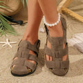 Round Toe Flats Sandals