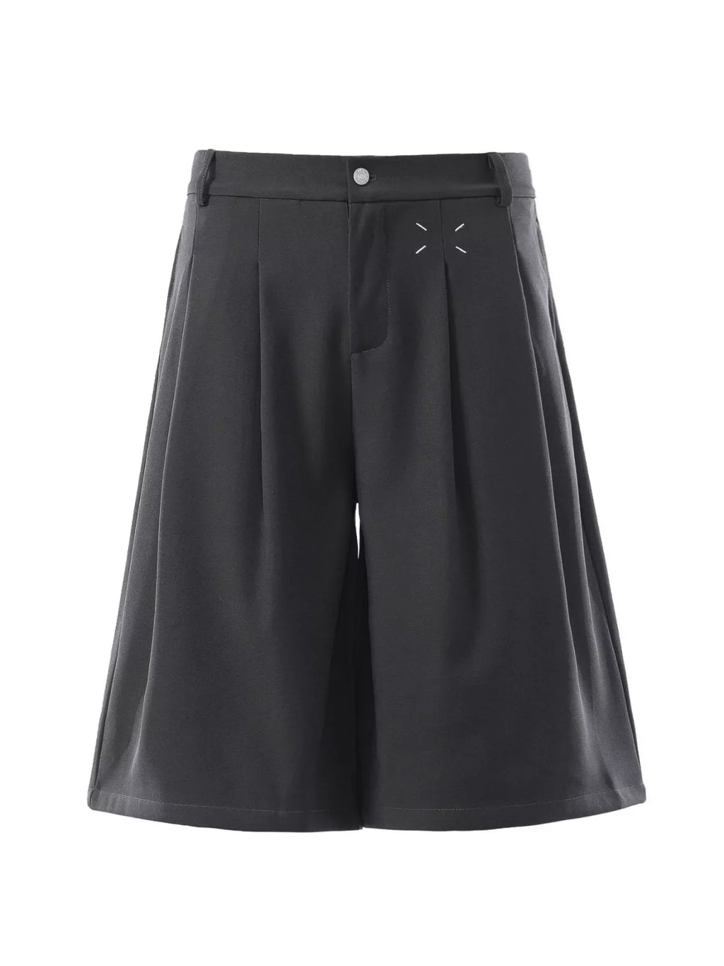 Men's Pleated Loose Fit Capris