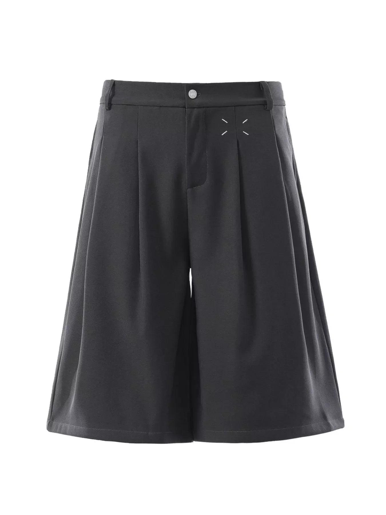 Men's Pleated Loose Fit Capris