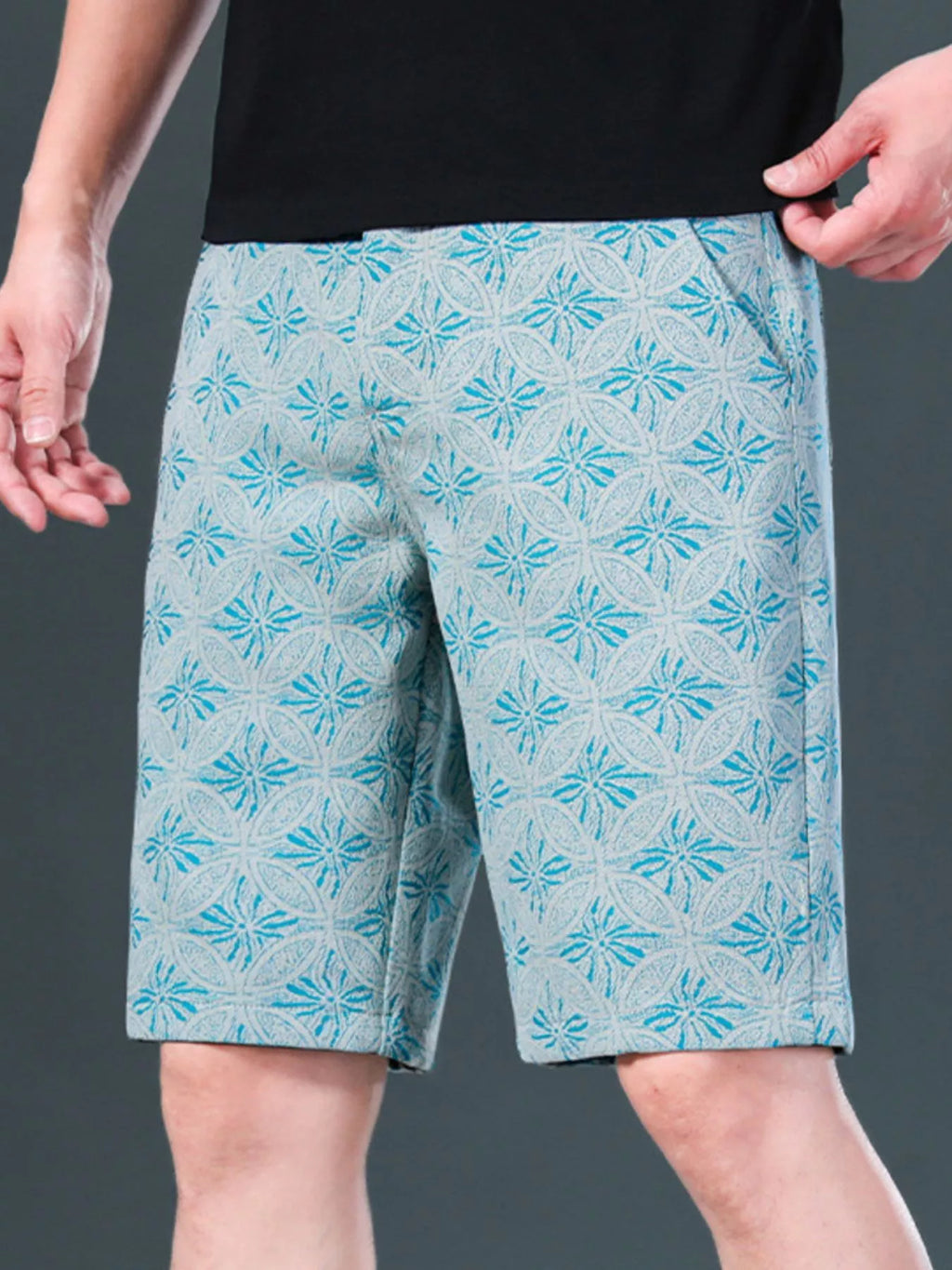Men's Printed Loose Fit Shorts