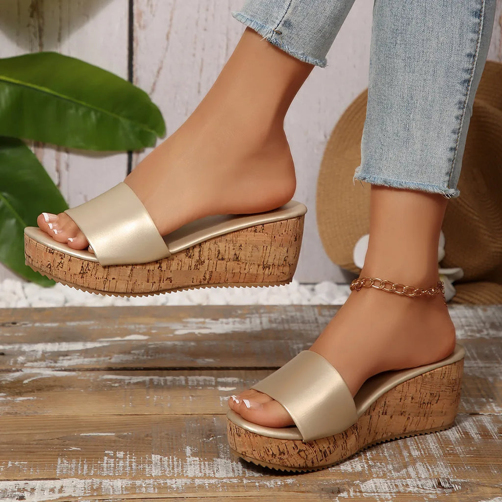 Open Toe Wedge Sandals
