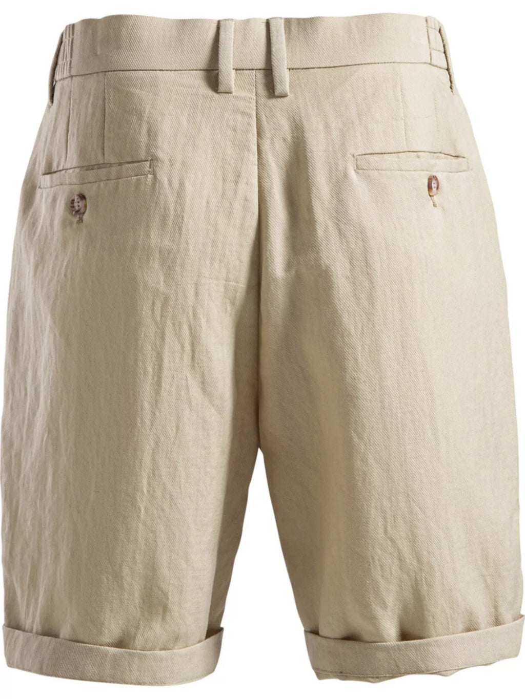 Men's Pleated Shorts with Pockets