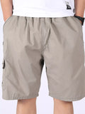 Men's Plus Size Loose Fit Cargo Shorts
