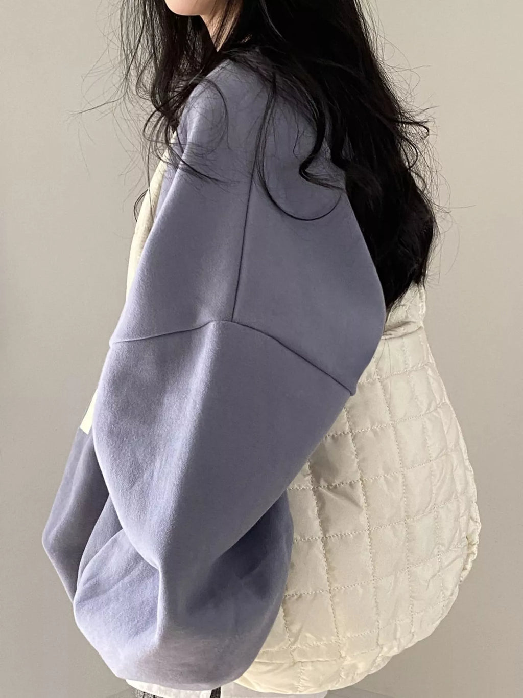 Half-Zip Letter Graphic Sweatshirt