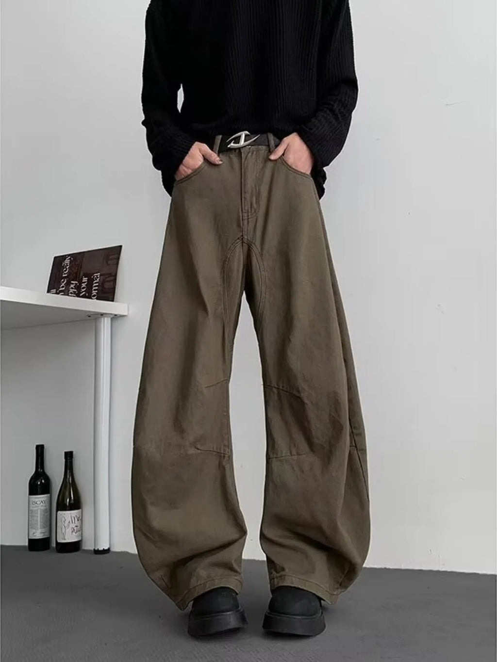 Men's Wide Leg Casual Pants