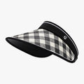 Plaid Woven Adjustable Sun Hat with Visor