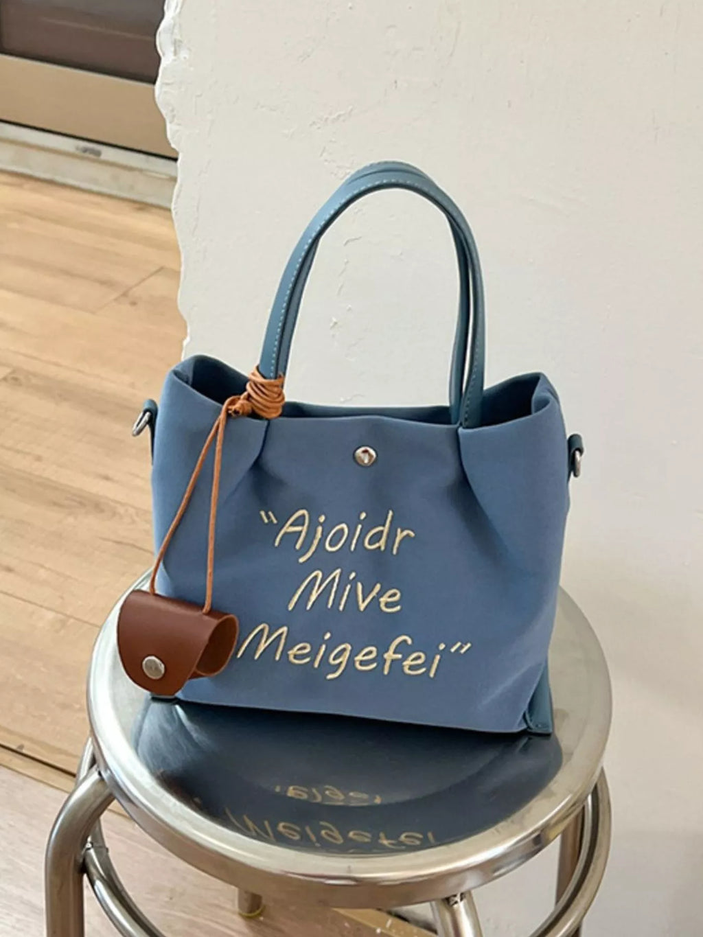 Letter Canvas Handbag
