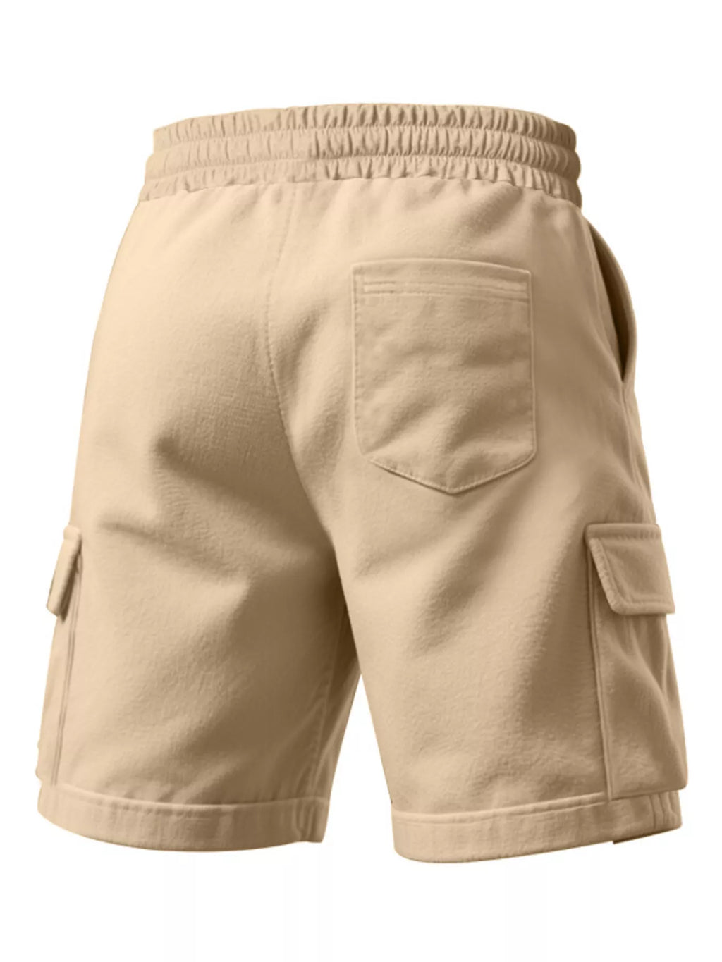 Men's Full Size Drawstring Pocketed Shorts Plus Size