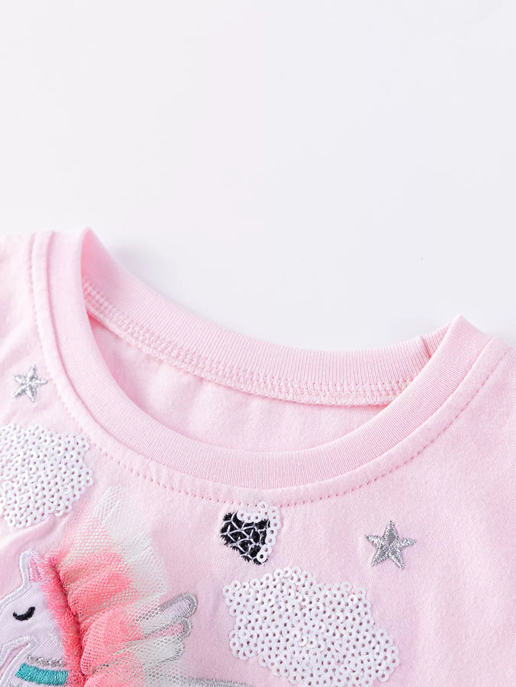 Children's Unicorn Short Sleeve Tulle Dress