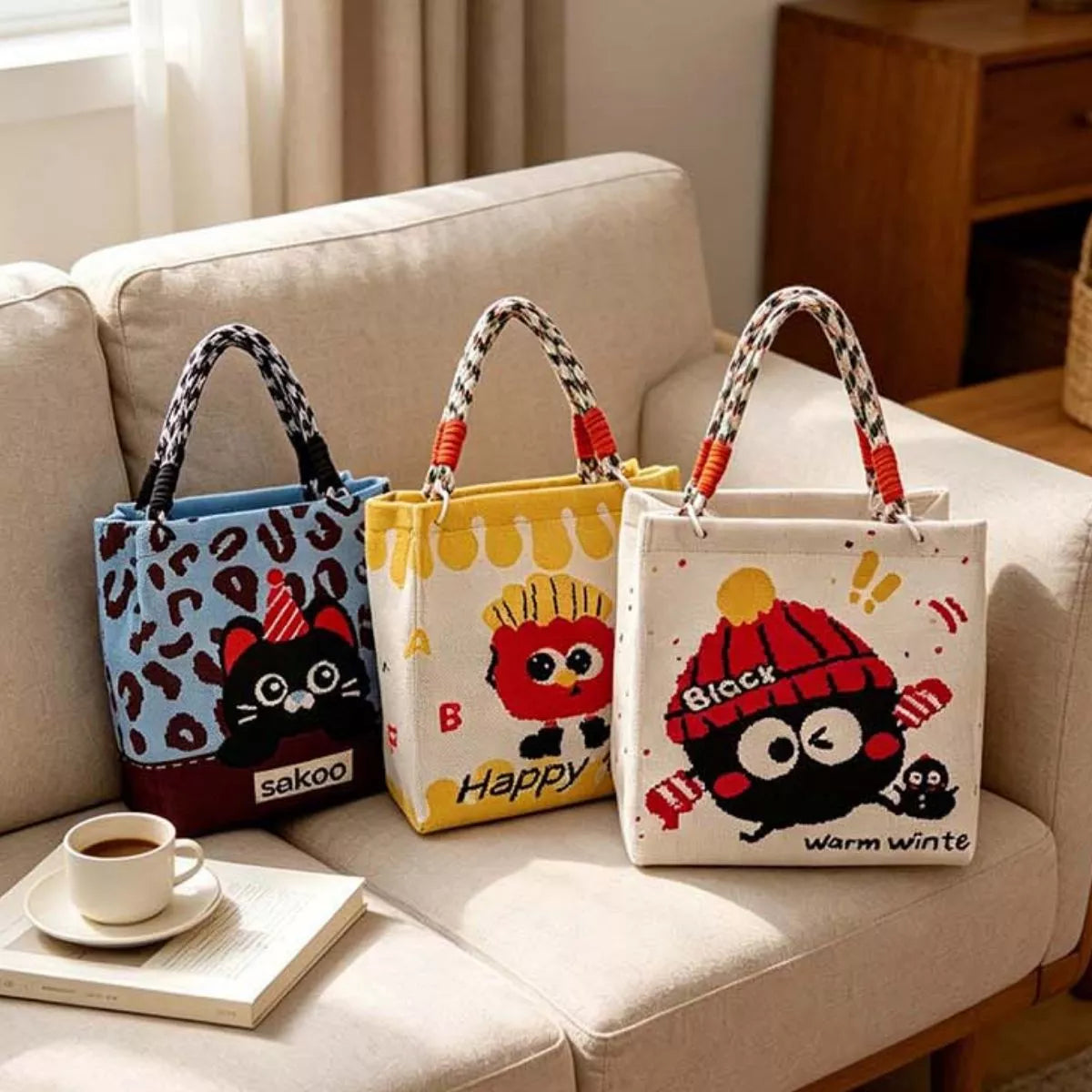 Cartoon Portable Handbag