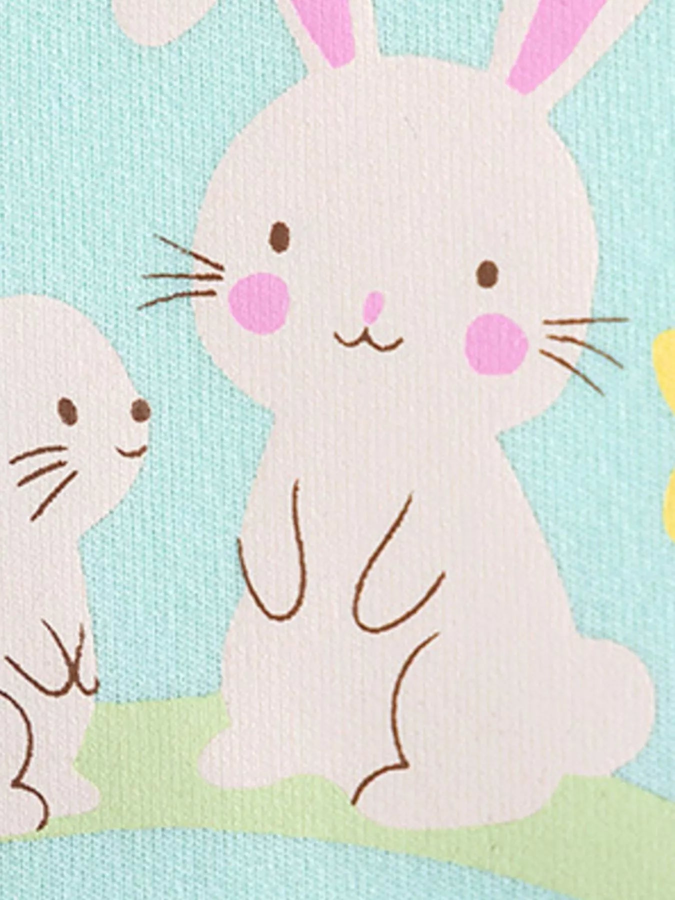 Children's Bunny Graphic Sweatshirt and Leggings Set