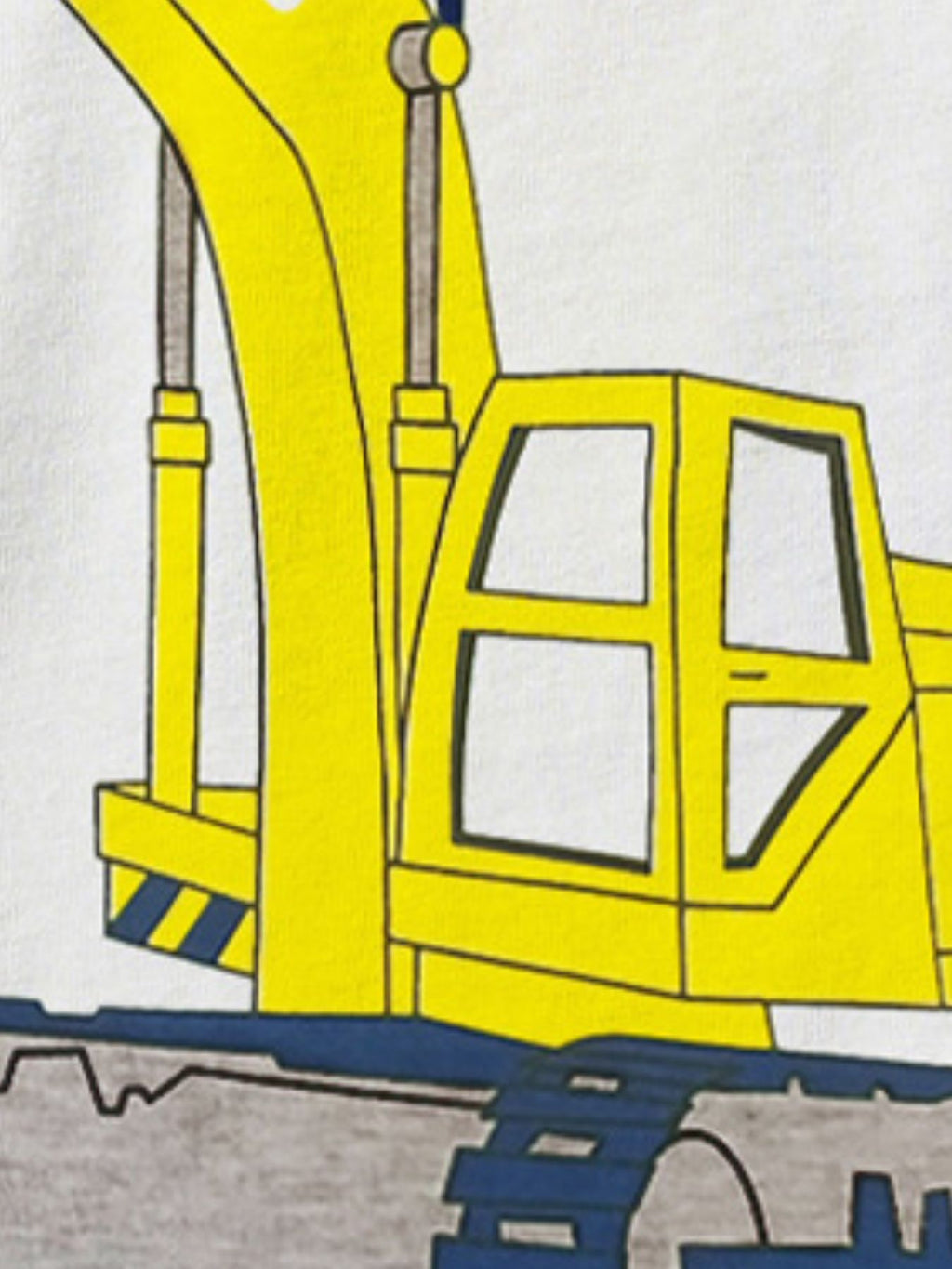 Children's Excavator Graphic Short Sleeve Tee