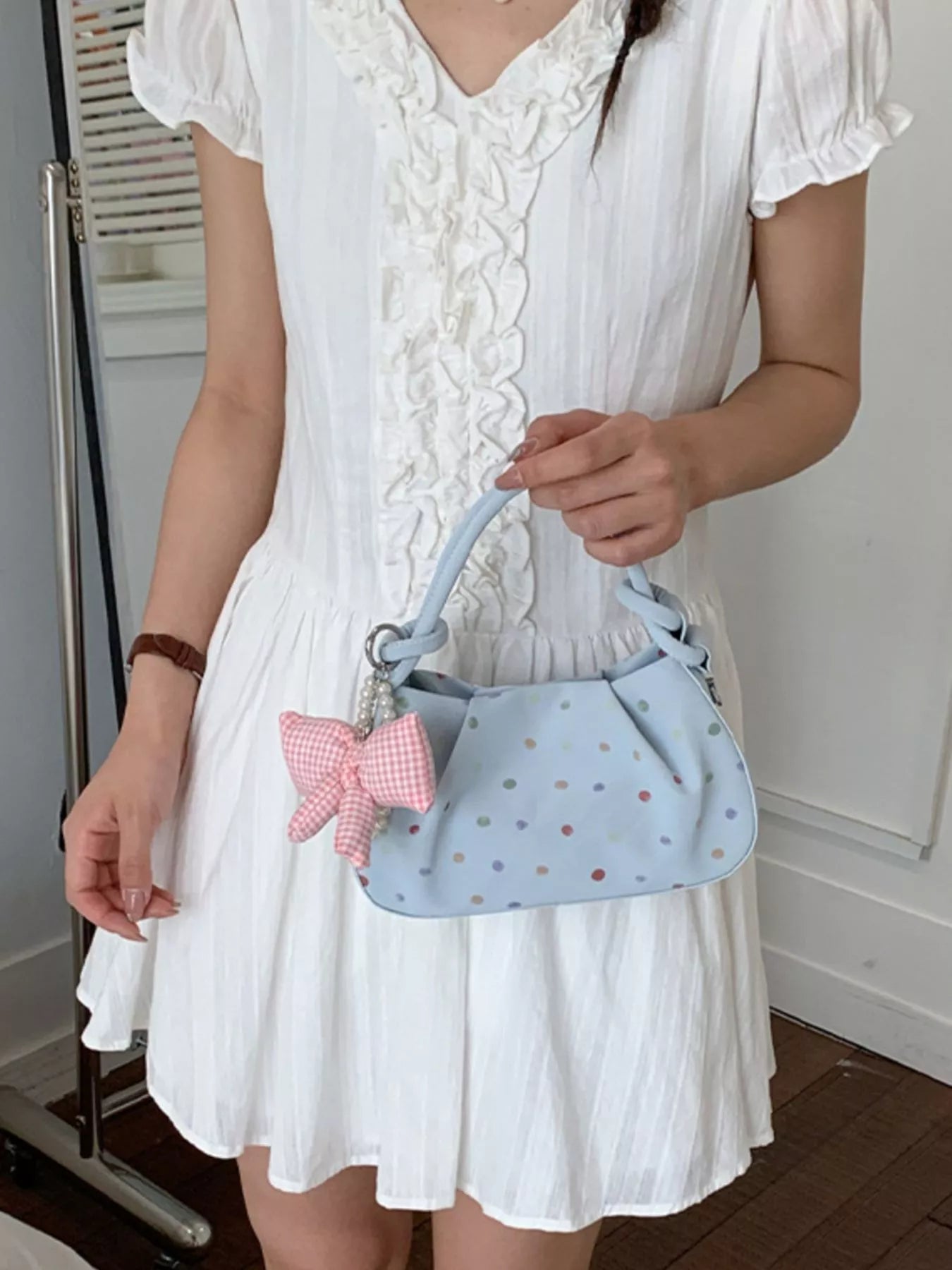 Polka Dot Crossbody Bag