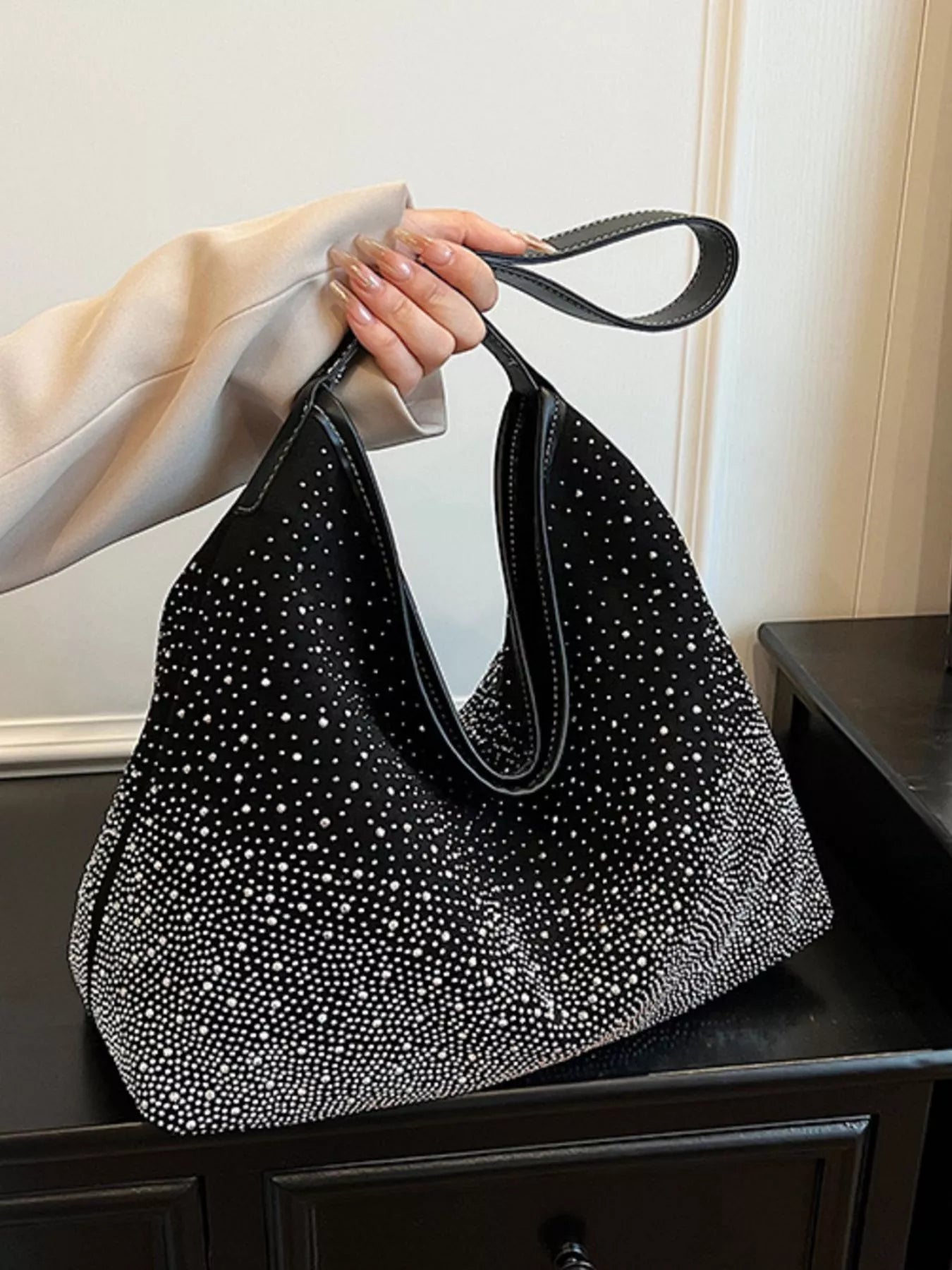 Rhinestone Tote Bag