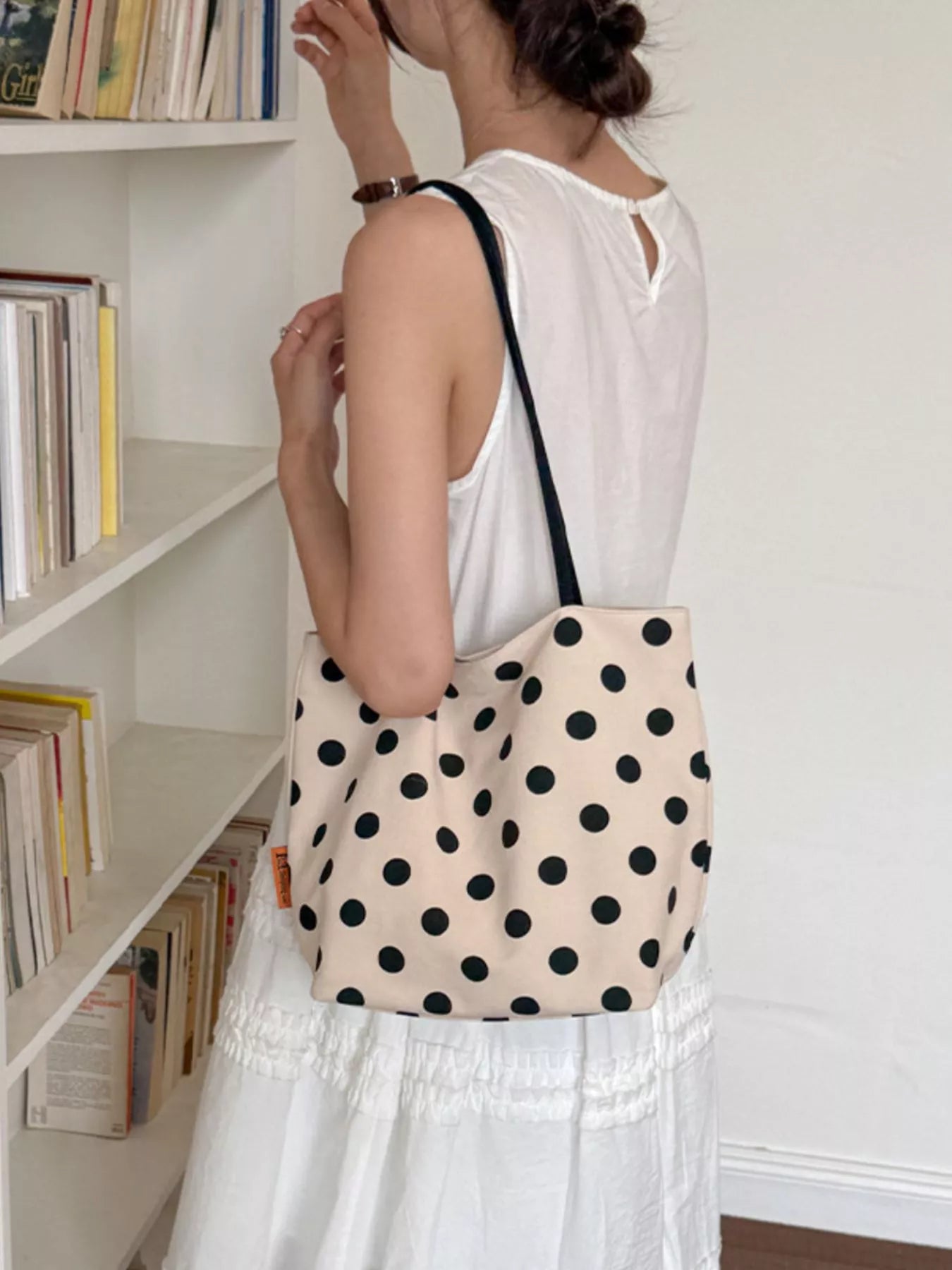 Polka Dot Shoulder Bag