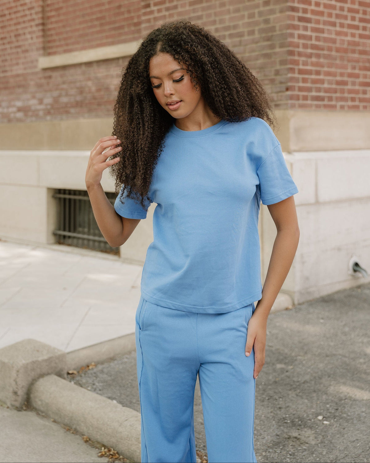 Jaycee Tee Pocketed Casual Pants 2pcs Outfit