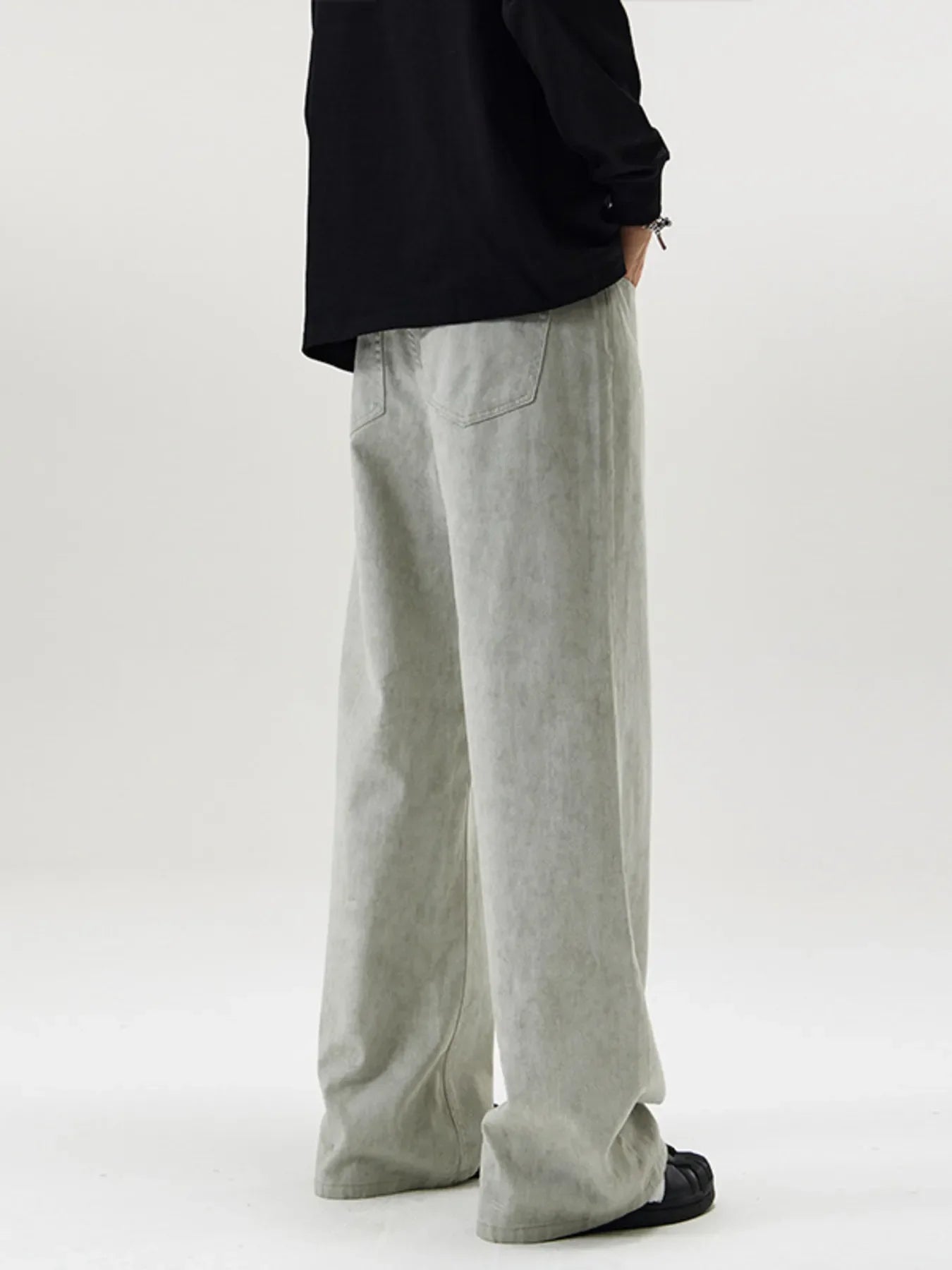 Men's Full Size Wide Leg Pants Plus Size