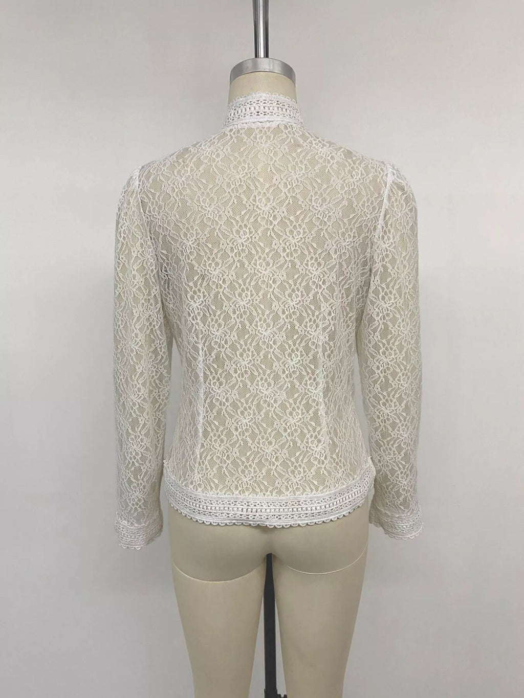 Lace Chinese Style Button Shirt