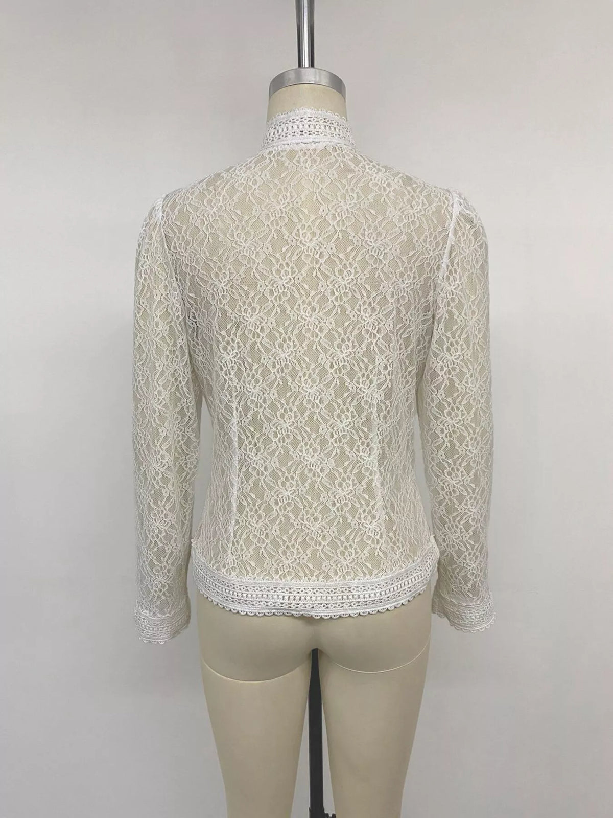 Lace Chinese Style Button Shirt