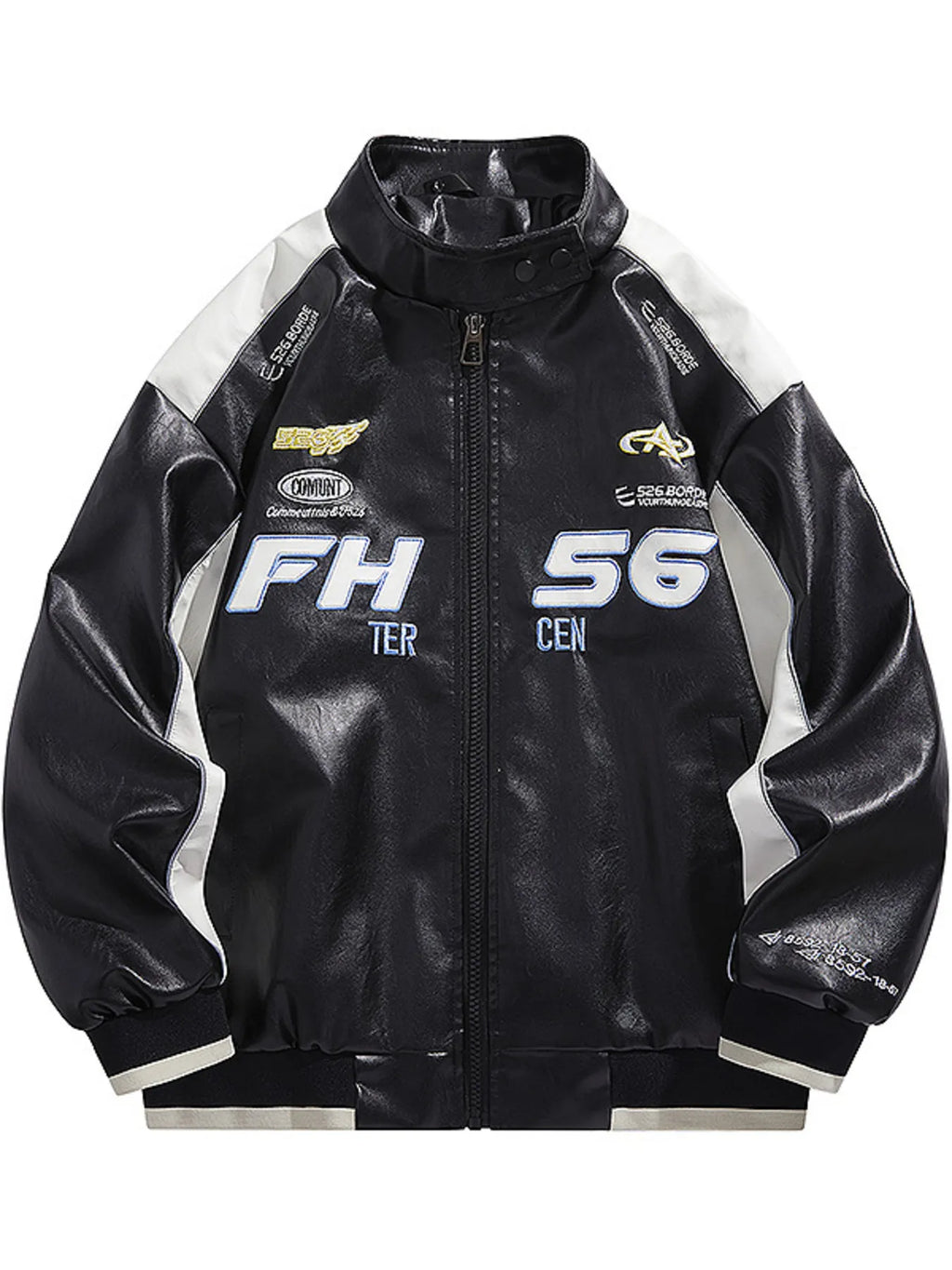 Men's Plus Size Zip Up Long Sleeve Jacket