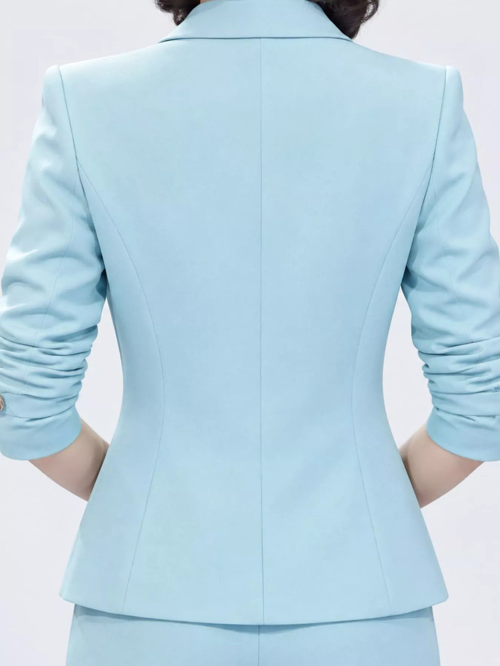 Double-Breasted Lapel Blazer and Pants Set