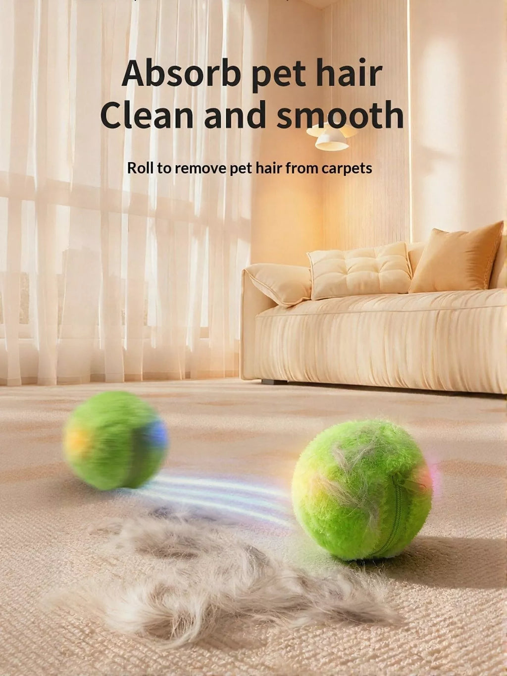 Electric Plush Pet Chase Ball