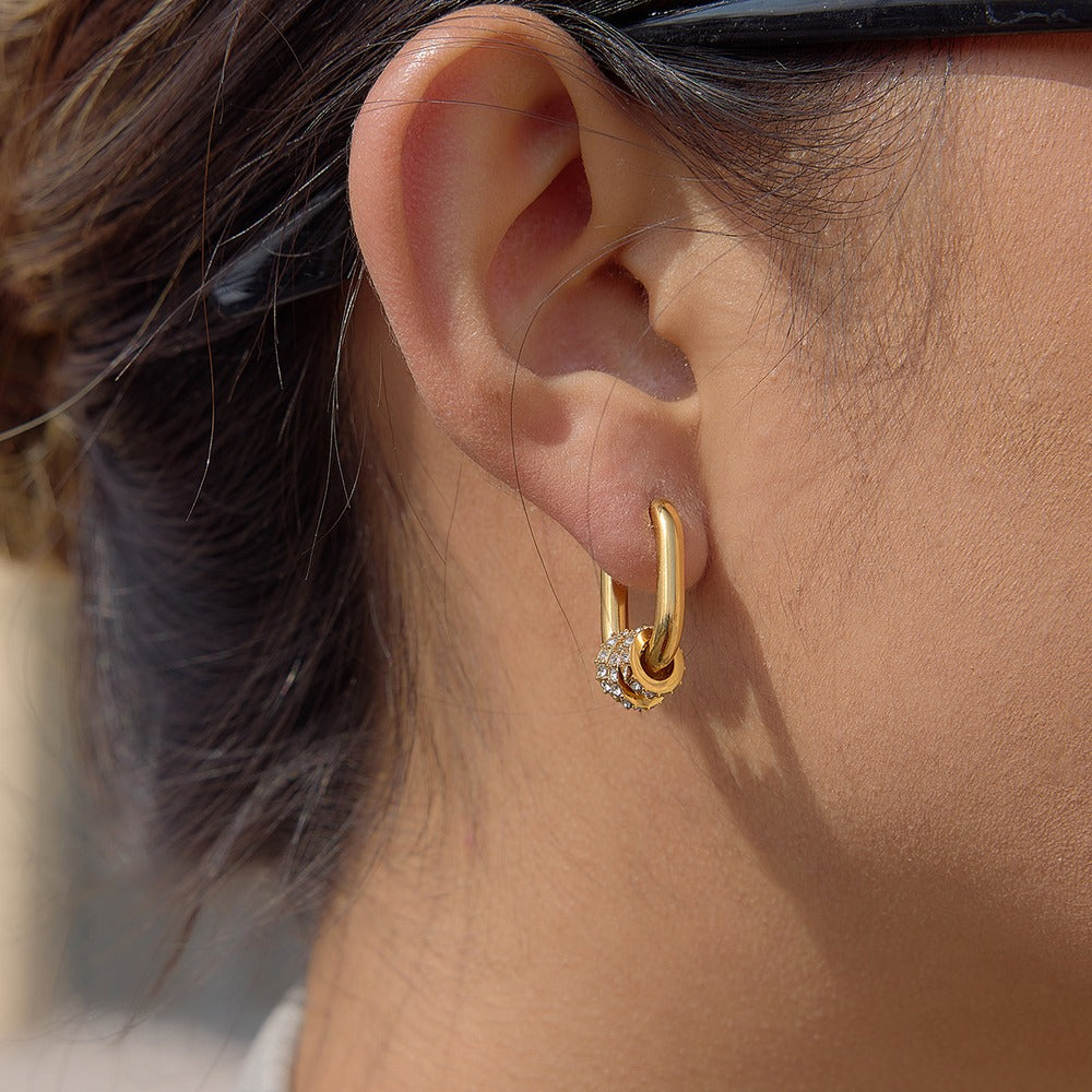 Oval Hoop Earrings Collection