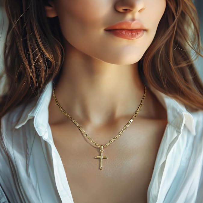 European And American Export Hot-Selling Necklaces, Fashionable And High-End, Exquisite And Tiny Cross Necklaces, Miniature