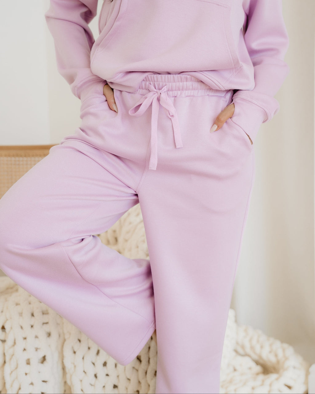 Harlow Half Zip Thumbhole Sleeve Hoodie Active Pants 2pcs Outfit
