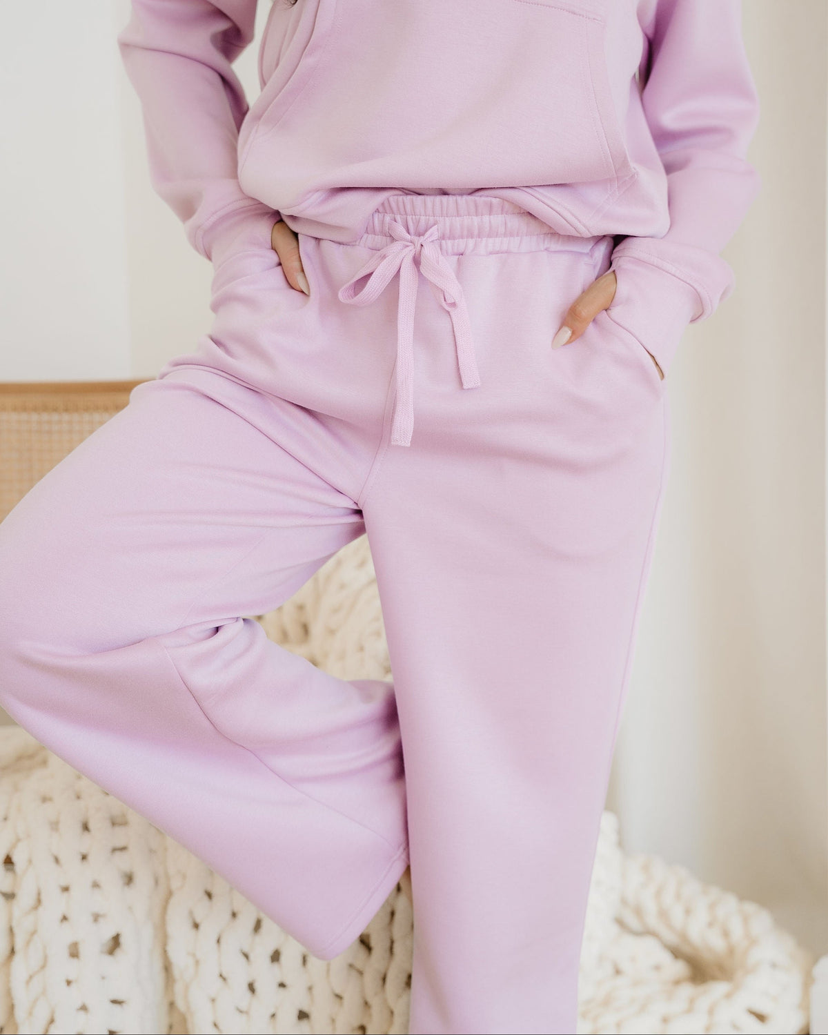 Harlow Half Zip Thumbhole Sleeve Hoodie Active Pants 2pcs Outfit