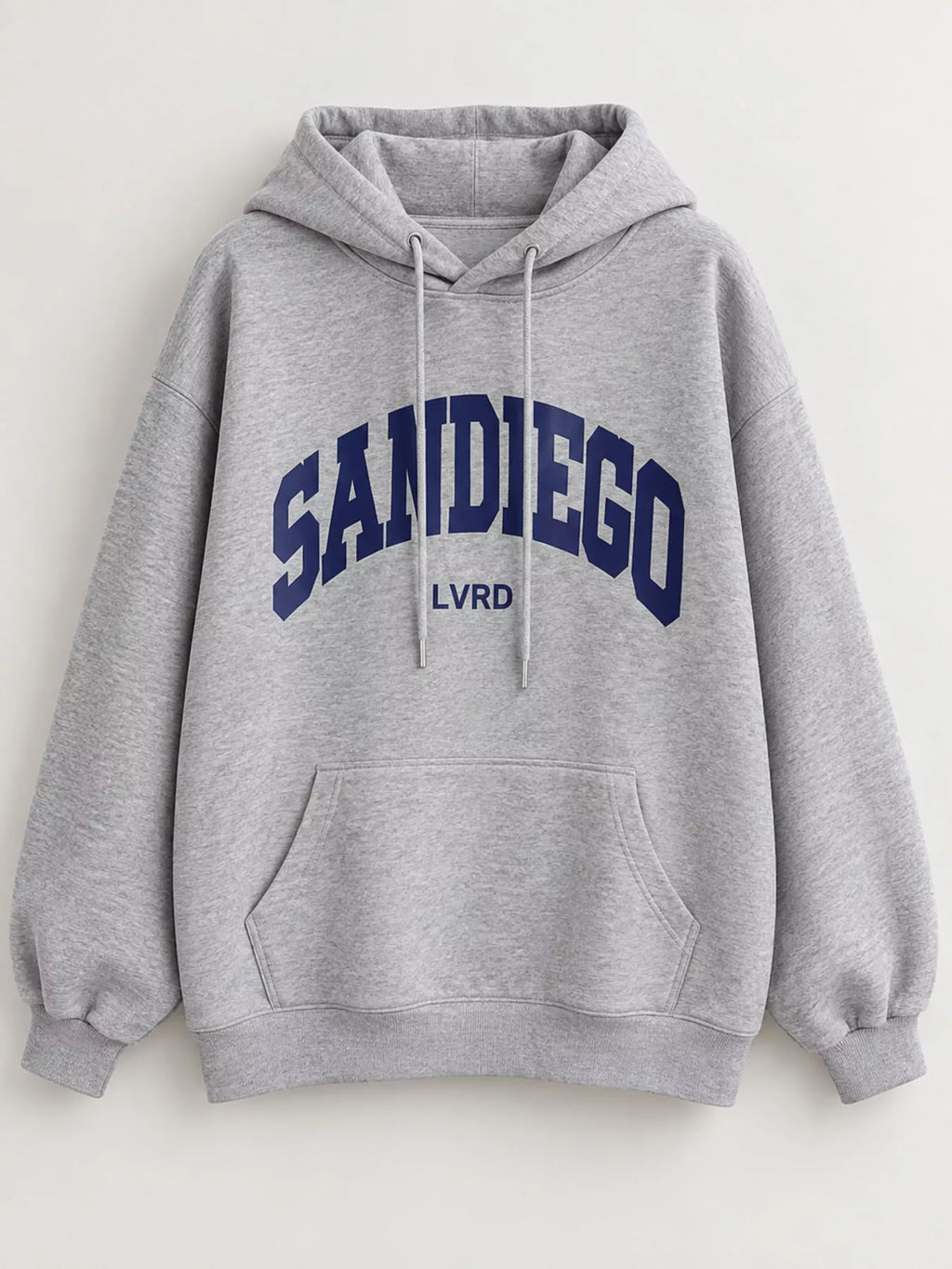 Letter Graphic Long Sleeve Hoodie
