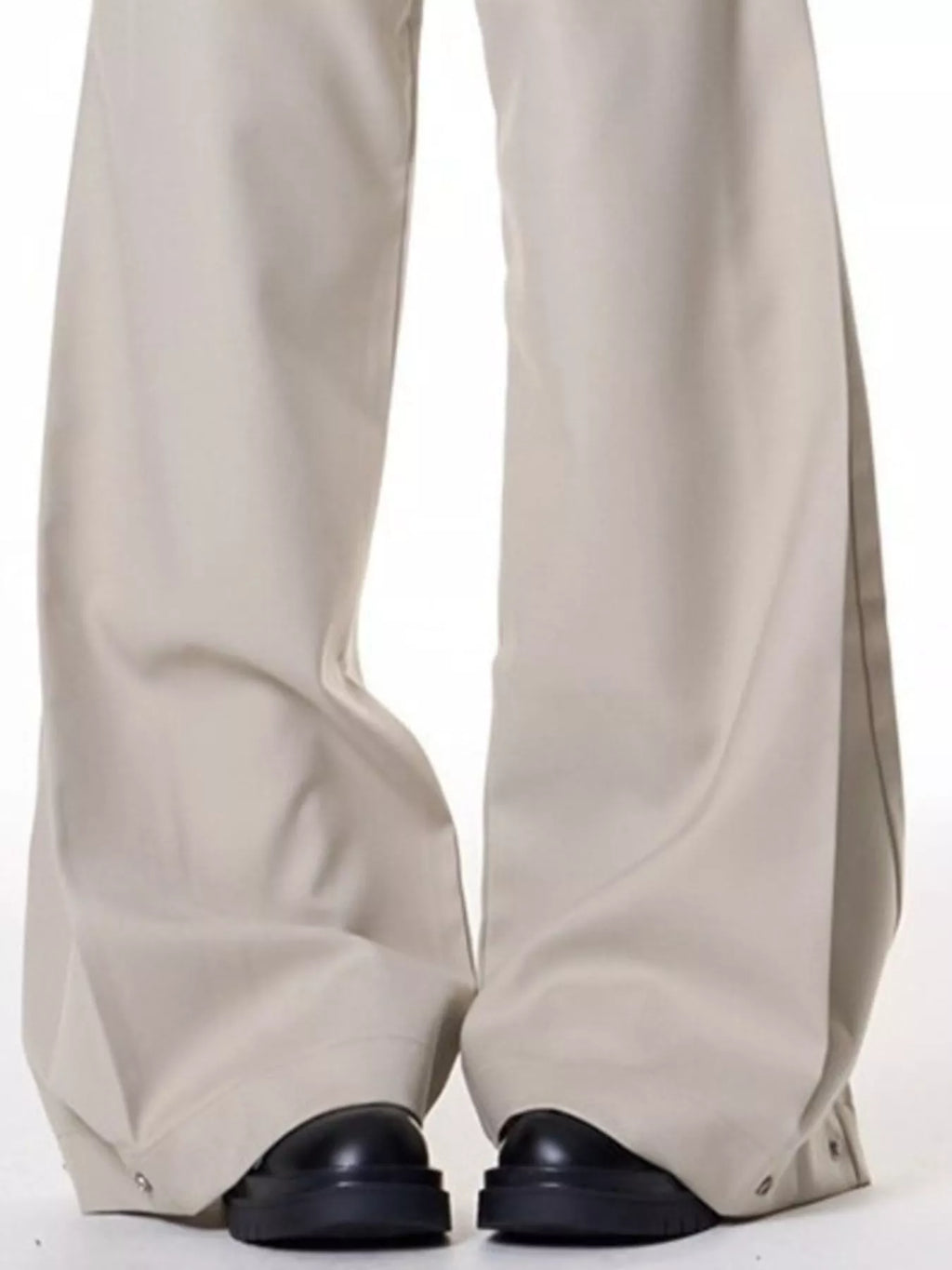 Men's Plus Size Wide-Leg Casual Pants