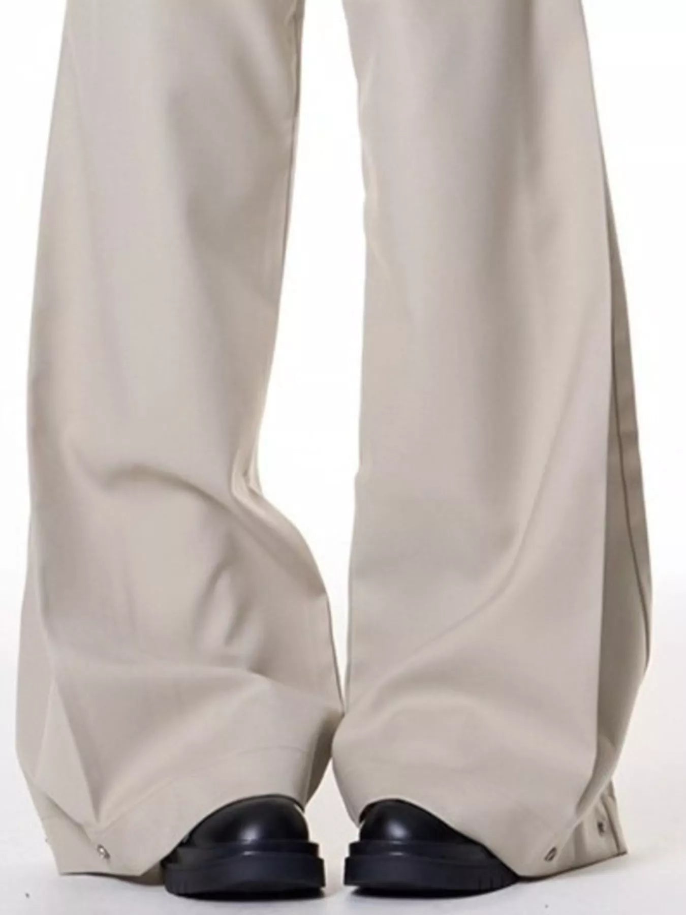 Men's Plus Size Wide-Leg Casual Pants