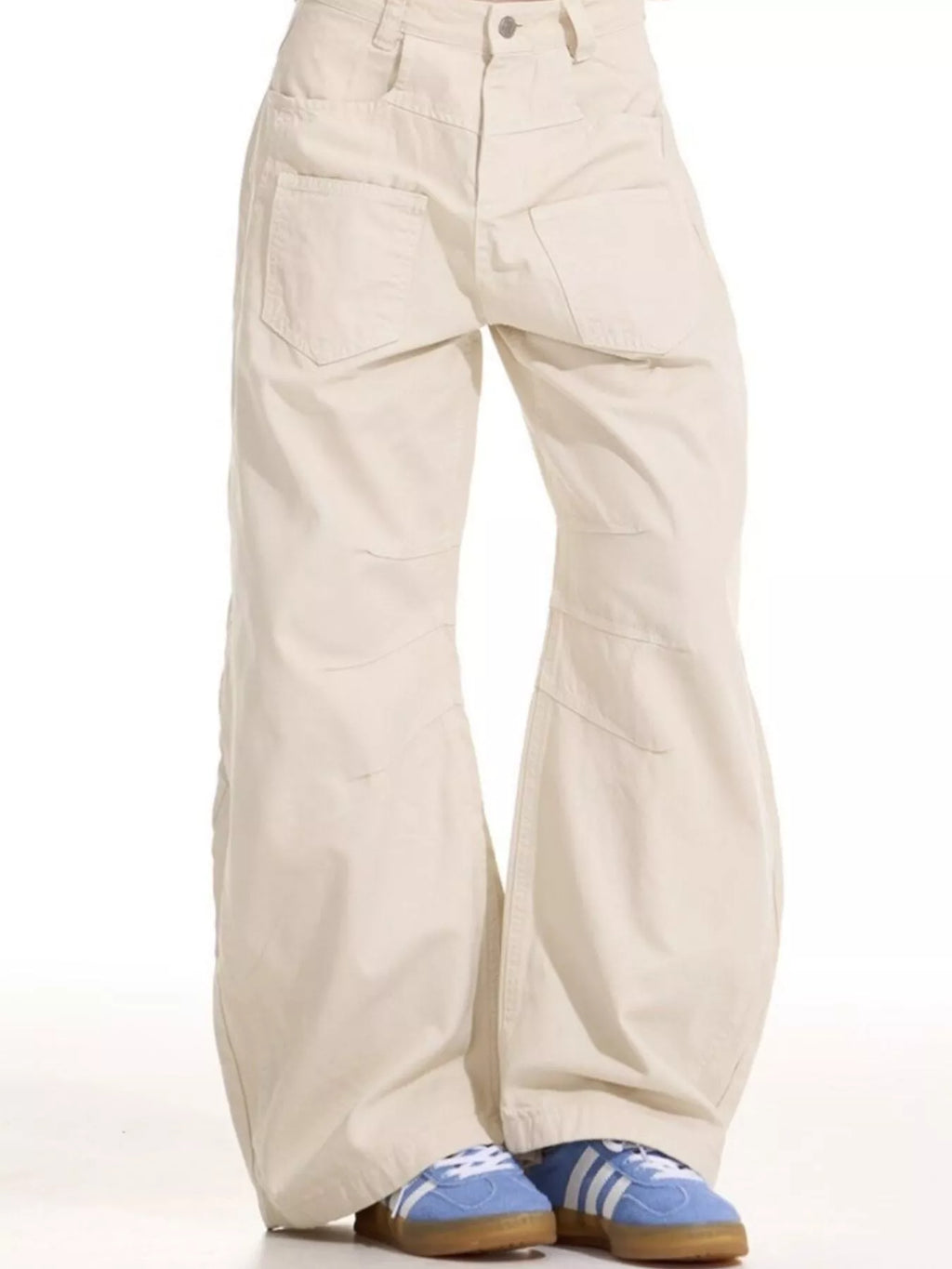 Men's Full Size Wide Leg Pants Plus Size