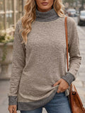 Turtleneck Raglan Sleeve T-Shirt