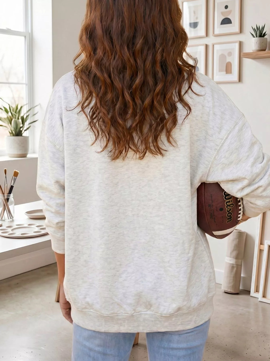 Solid Color Zip Front Jacket Style Sweatshirt