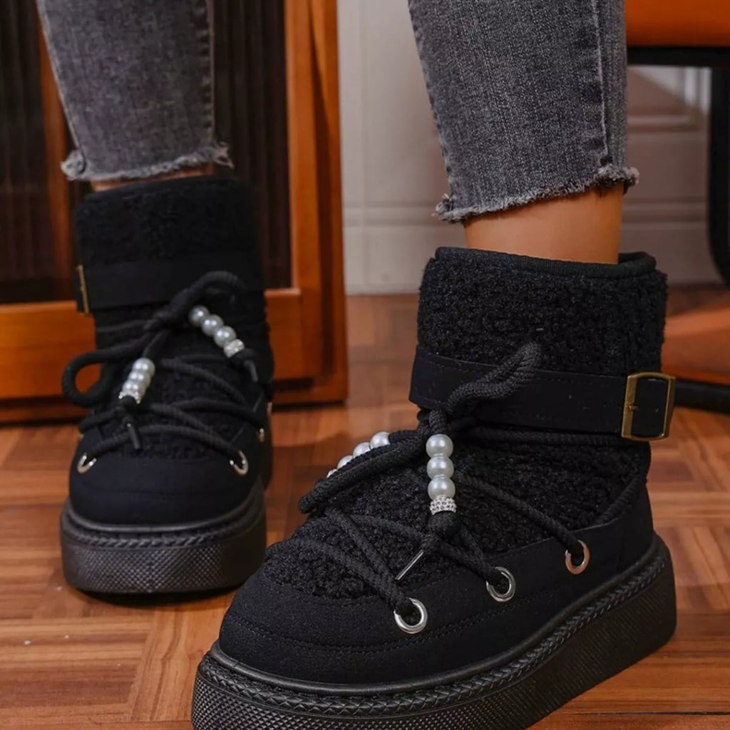 Lace Up Platform Boots