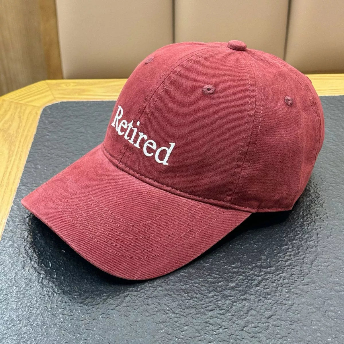Retired Embroidered Baseball Cap
