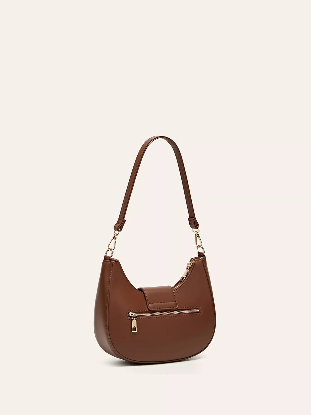 Buckle Closure Shoulder Bag