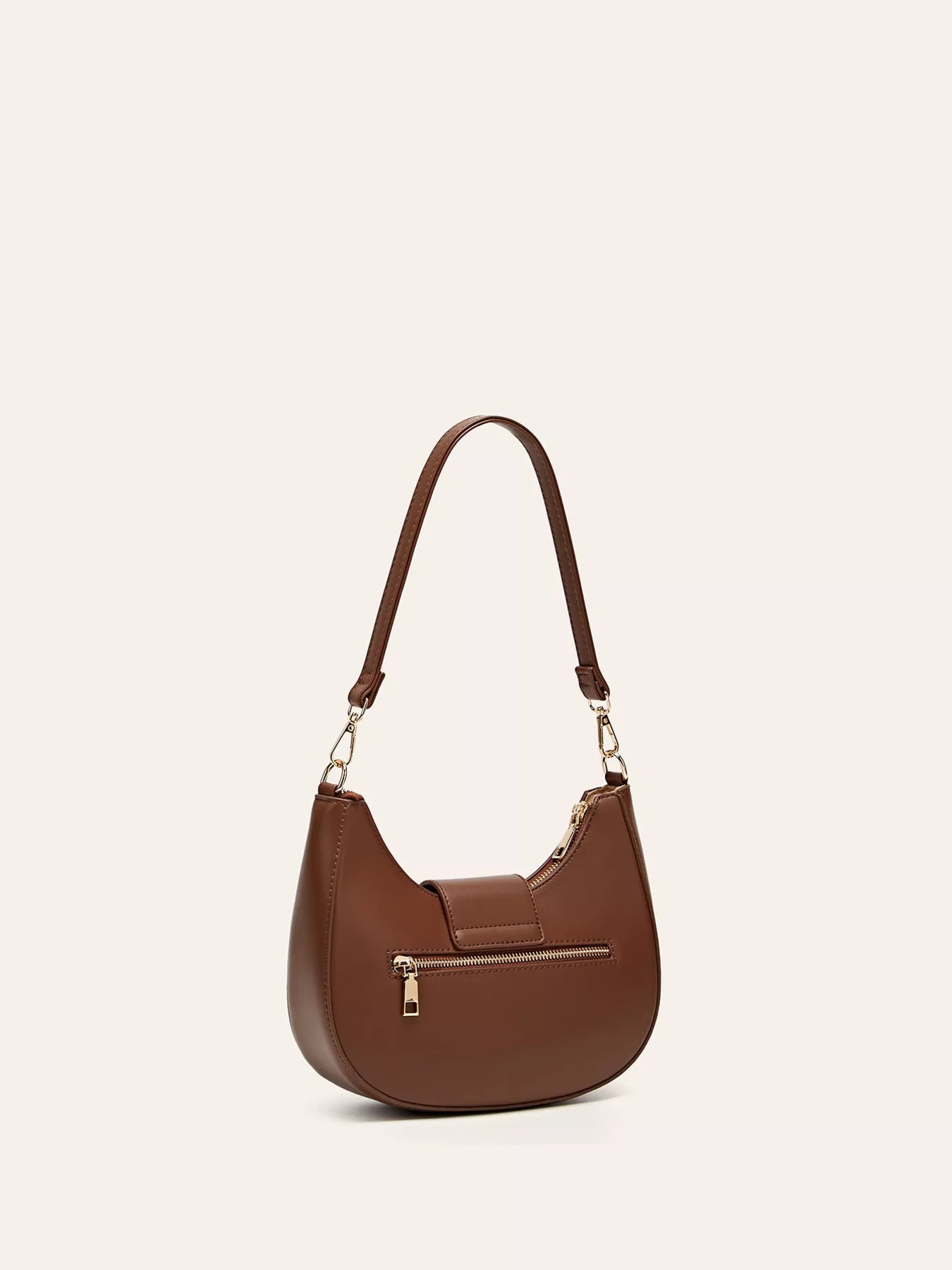 Buckle Closure Shoulder Bag