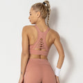 Shockproof Gathered Yoga Fitness Yoga Sports Vest Underwear